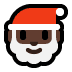 🎅🏿 Santa Claus: dark skin tone display on Windows